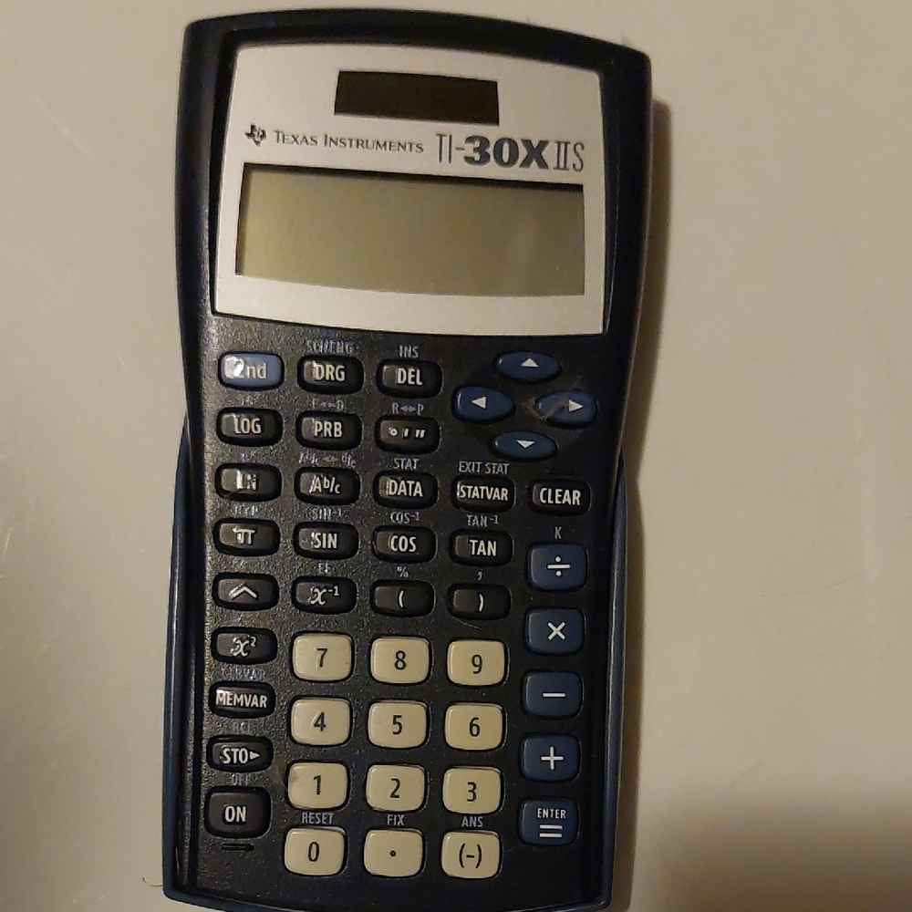 Texas Instruments TI-30X IIS Calculator in Blue and Cream